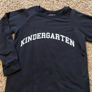 Kindergarten sweatshirt! Unisex size youth small NWT